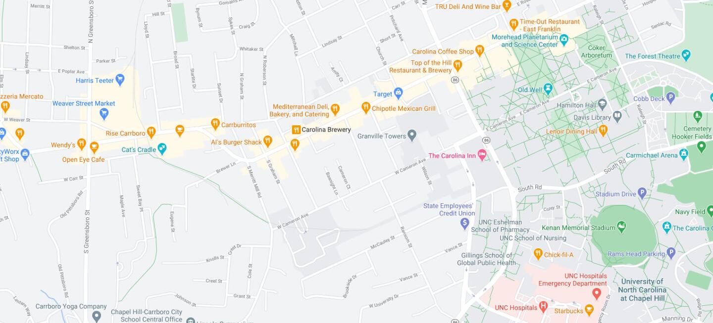 Mapa de estações de recarga